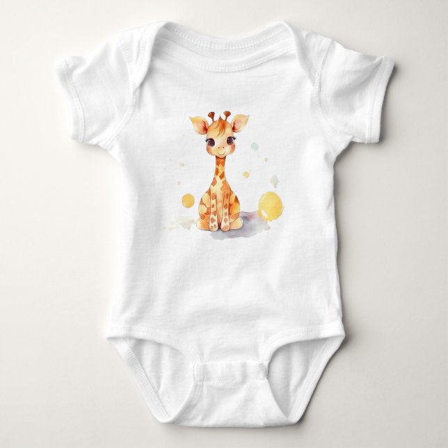 Body Bébé mignon Giraffe Bébé Bodysuit (Devant)