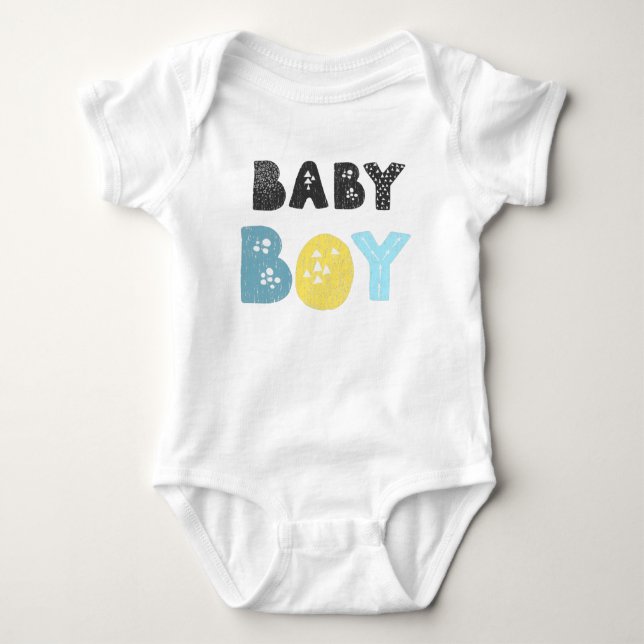 Body Bébé mignon typographie (Devant)