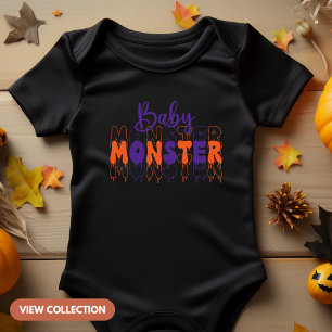 Body Bébé Monstre Halloween Tenue de Famille Assortie