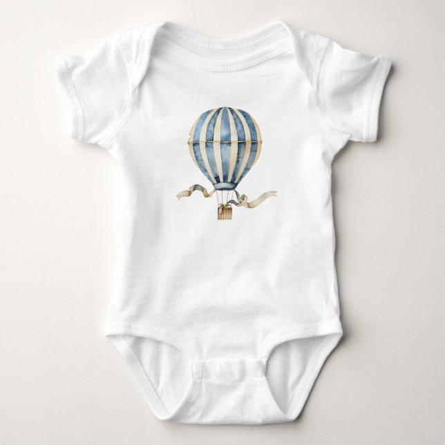 Body bébé Montgolfière vintage – Capriceux (Devant)