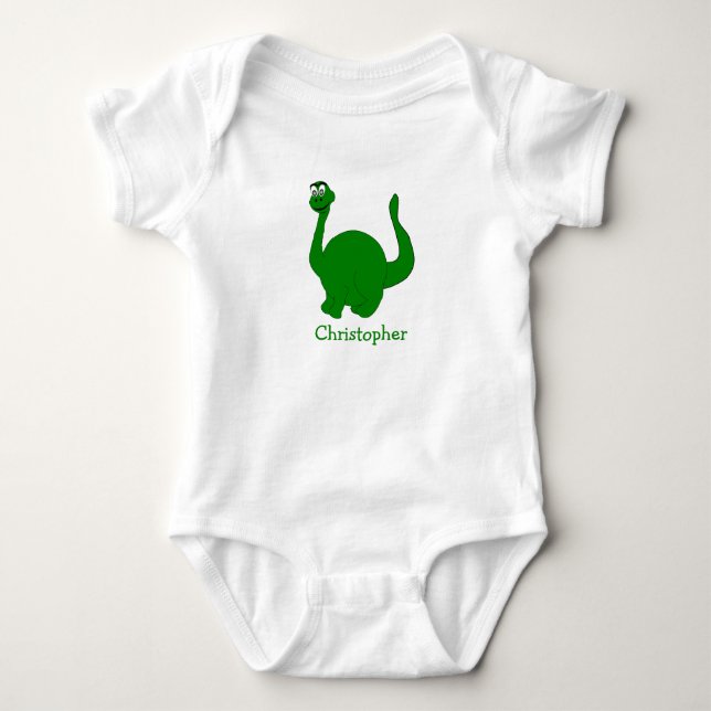 Body bébé motif dinosaure (Devant)