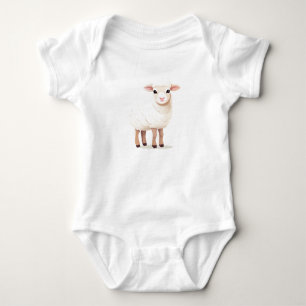 Body bébé mouton mignon animal de ferme