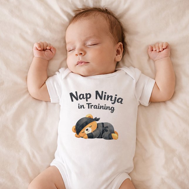 Body bébé Ninja de la sieste drôle (Créateur téléchargé)