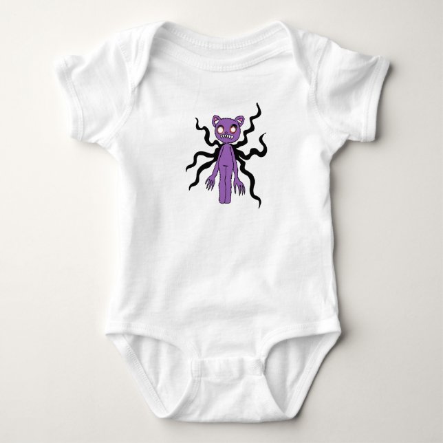 Body Bébé ours monstre tentaculaire Top (Devant)