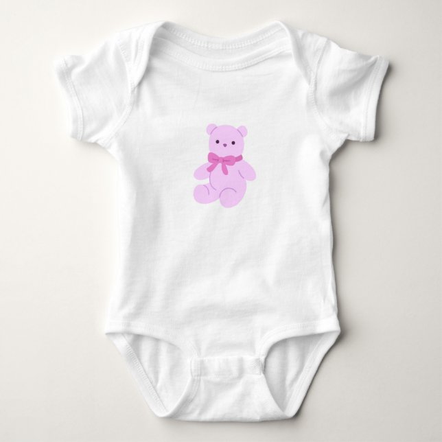 Body bébé Ourson Miel – Cadeau de bébé doux  (Devant)