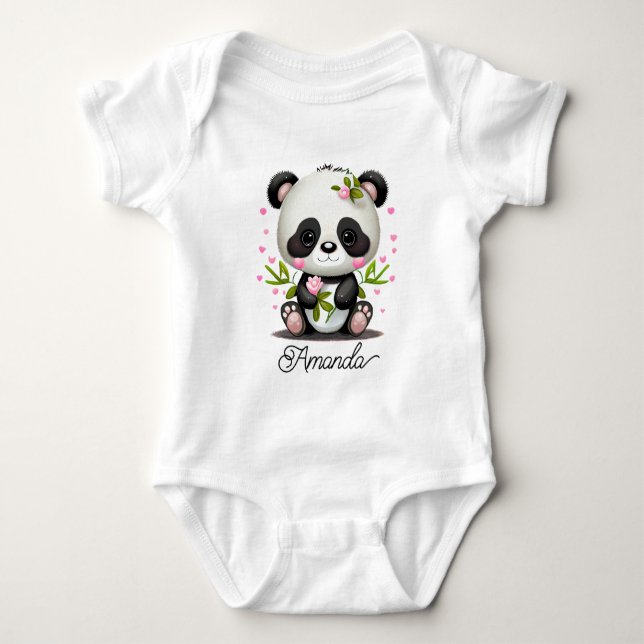Body Bébé Panda Mignon (Devant)