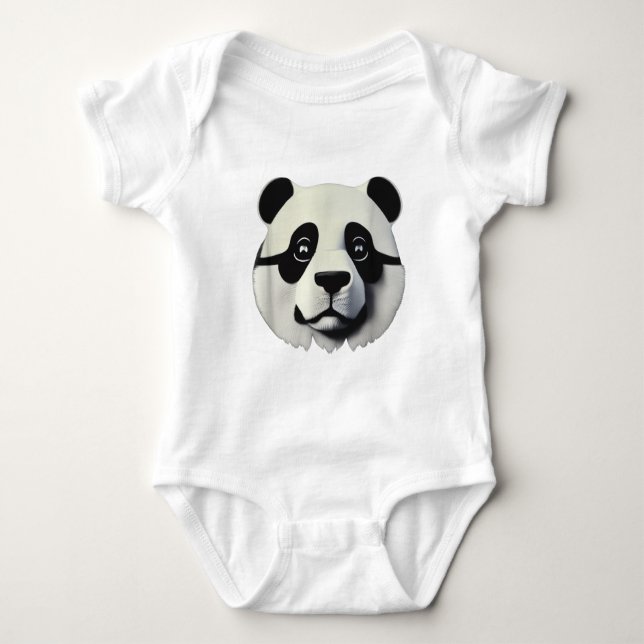 Body bébé panda mignon – (Devant)