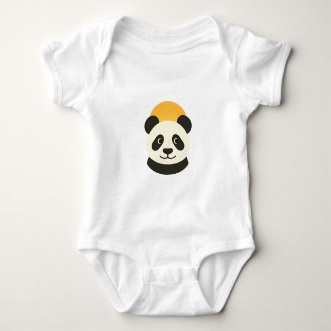 Body bébé panda mignon (Devant)