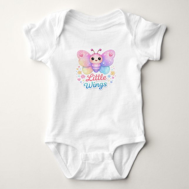 Body bébé papillon Little Wings (Devant)