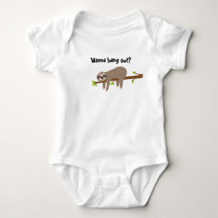 Body Bébé paresseux mignon
