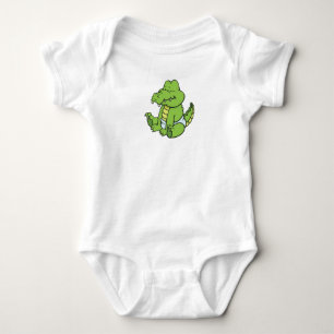 Body Bébé personnalisable Crococile
