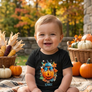 Body bébé personnalisé Citrouille d'Halloween