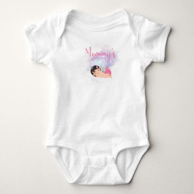 Body bébé petit bonheur de maman  (Devant)