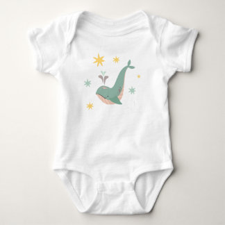 Body bébé Petite Baleine avec Étoiles
