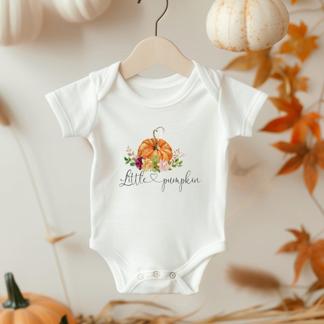 Body bébé petite citrouille fleurie (Créateur téléchargé)