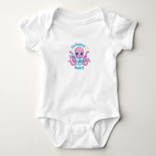 Body Bébé Pieuvre Kawaii – Design Marin Rigolo   