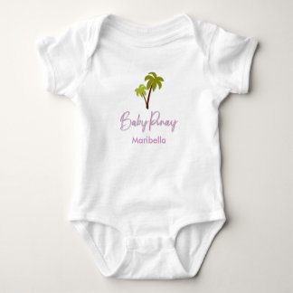 Body Bébé Pinay Palm Tree avec nom personnalisé