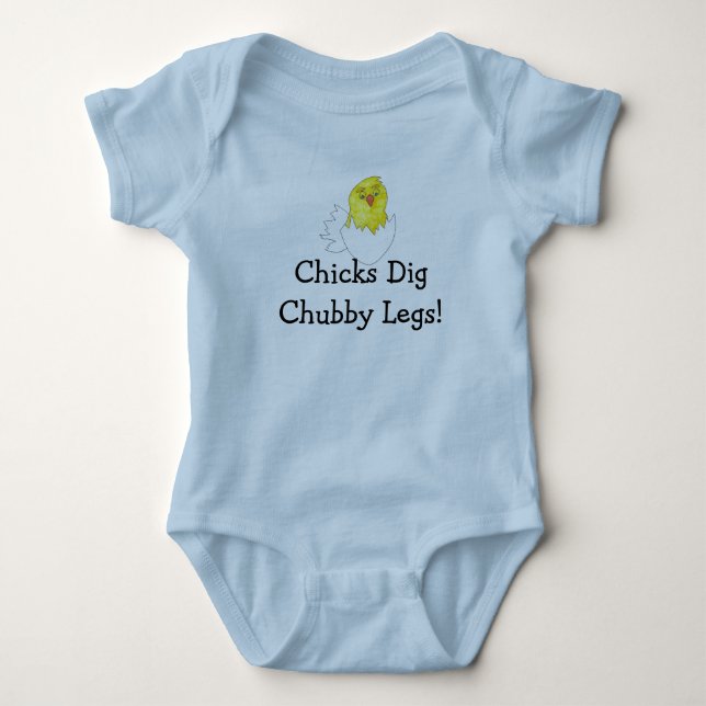 Body Bébé potelé Onsie de jambes (Devant)