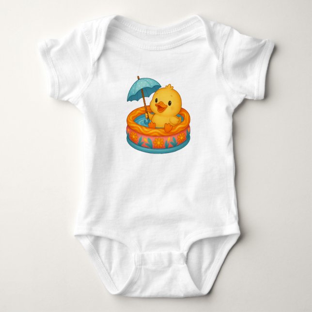 Body bébé pour le bain au canard (Devant)