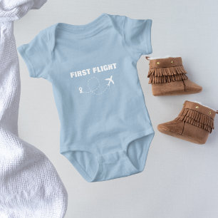 Body Bébé Premier Vol Avion Minimaliste Cool