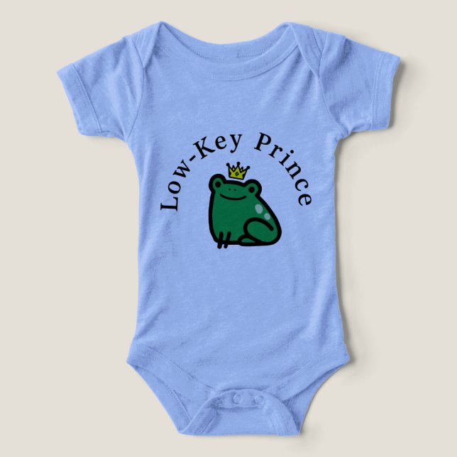 Body bébé Prince discrètement royal (Design Recto)