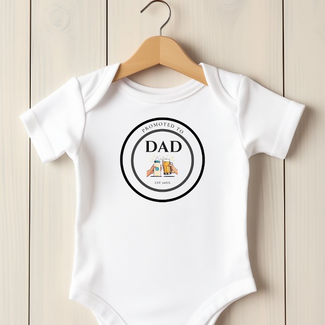 Body bébé « Promu Papa » 2026 (Créateur téléchargé)