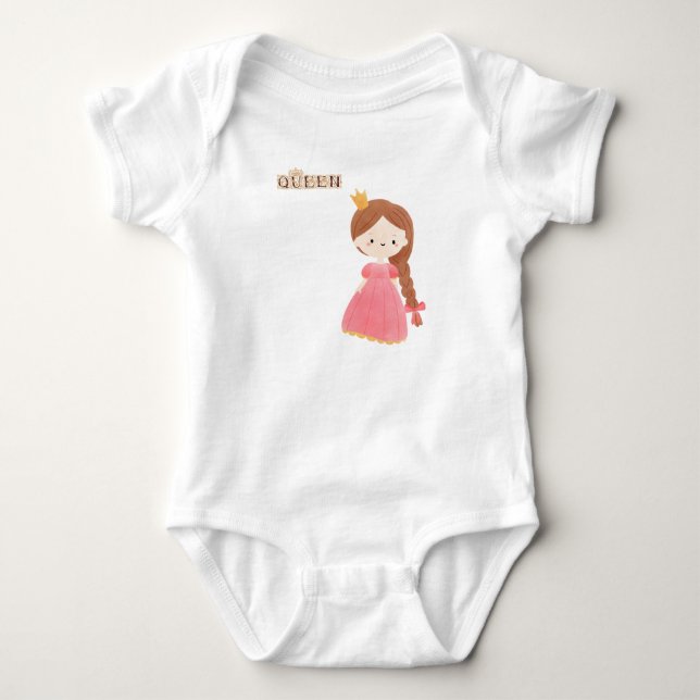 Body bébé Reine (Devant)