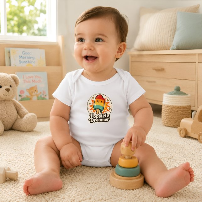 Body bébé rétro Popsicle Dreamer (Créateur téléchargé)