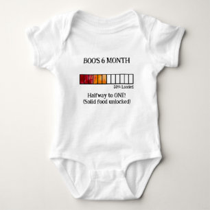 Body bébé rigolo à motif aquarelle pour étape impo