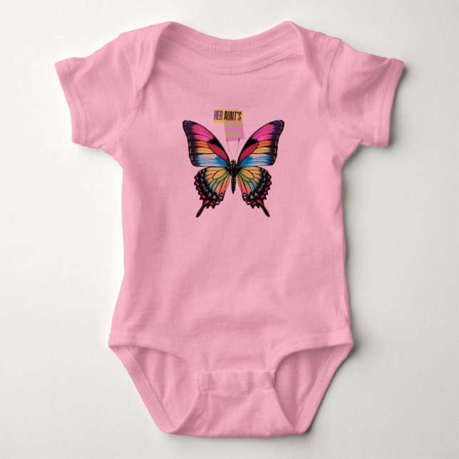 Body Bébé rose corps neveu cadeau (Devant)