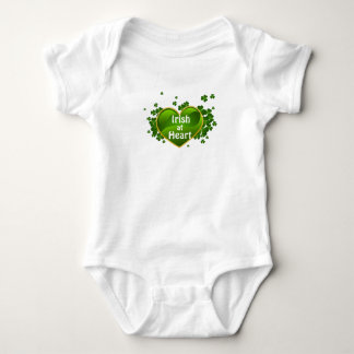 Body bébé Saint-Patrick Irlandais de cœur