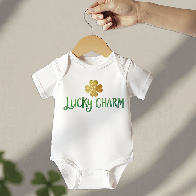 Body bébé Saint-Patrick Lucky Charm (Lucky Charm Keepsake)