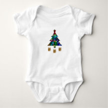 Body bébé Sapin de Noël et Cadeaux