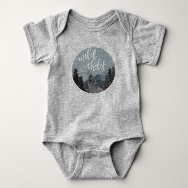 Body Bébé sauvage Onsie d'enfant (Devant)