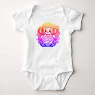 Body bébé singe- ma mère