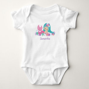 Body bébé sirène pour fête