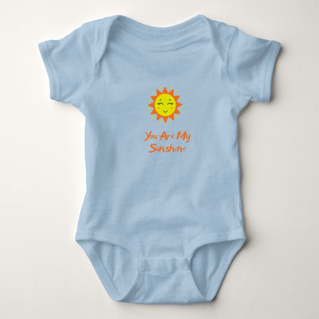 Body bébé soleil kawaii – Little Sunshine (Devant)