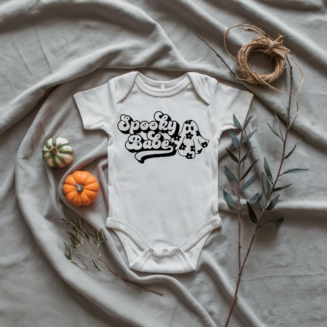 Body bébé Spooky Babe – Tenue mignonne d'Halloween (Spooky Babe Baby Bodysuit)