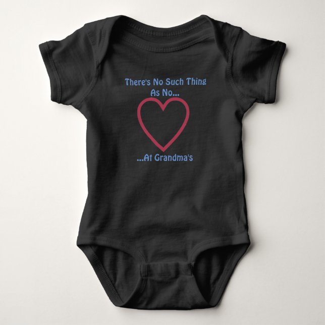 Body bébé T-shirt 'Le gars de grand-mère' (Devant)