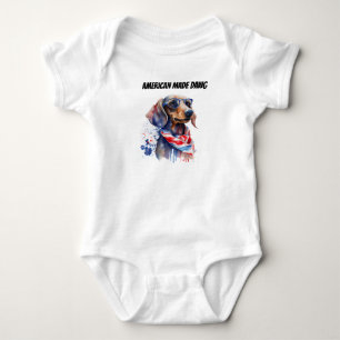 Body Bébé teckel du 4 juillet