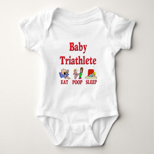 Body Bébé Triathlete (Devant)