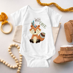Body Bébé Tribal mignon Fox Wild One
