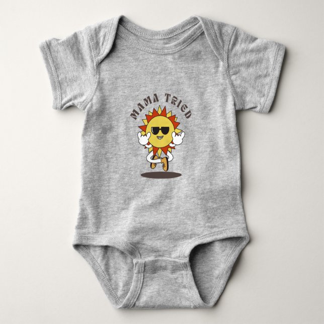 Body Bébé un morceau "maman a essayé" (Devant)