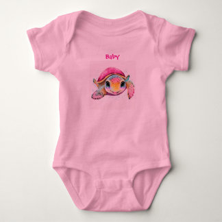 body bébé, vêtement bébé, bébé mignon, tortue mari