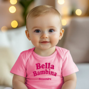 Body Bella Bambina Bodysuit rose bébé