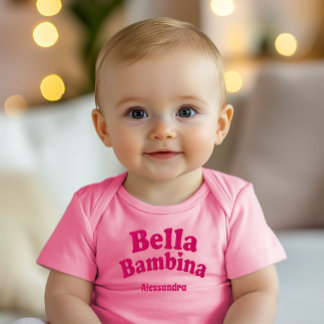 Body Bella Bambina Bodysuit rose bébé