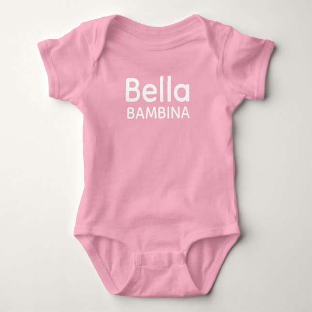 Body Bella Bambina Italien Sicilien (Devant)
