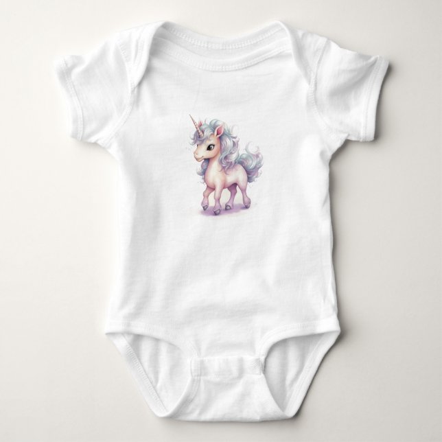 Body Belle Unicorne, Don de fille (Devant)