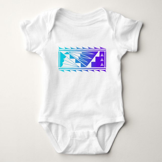 Body Belles Bénédictions - Bleu-vert/Violet - (Devant)