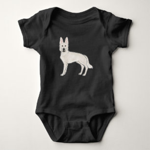 Body Berger Blanc Suisse Shepherd allemand Alsatian Chi